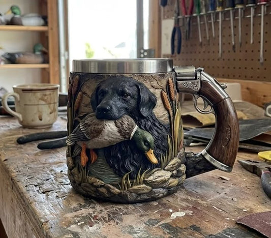 Handmade Duck Hunter Mug